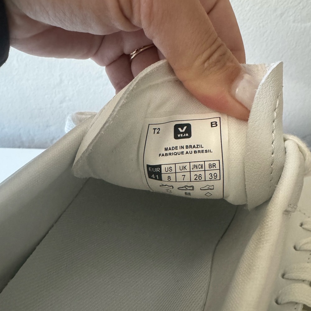Veja Campo Leather Sneakers Women size 8 - Picture 6 of 6
